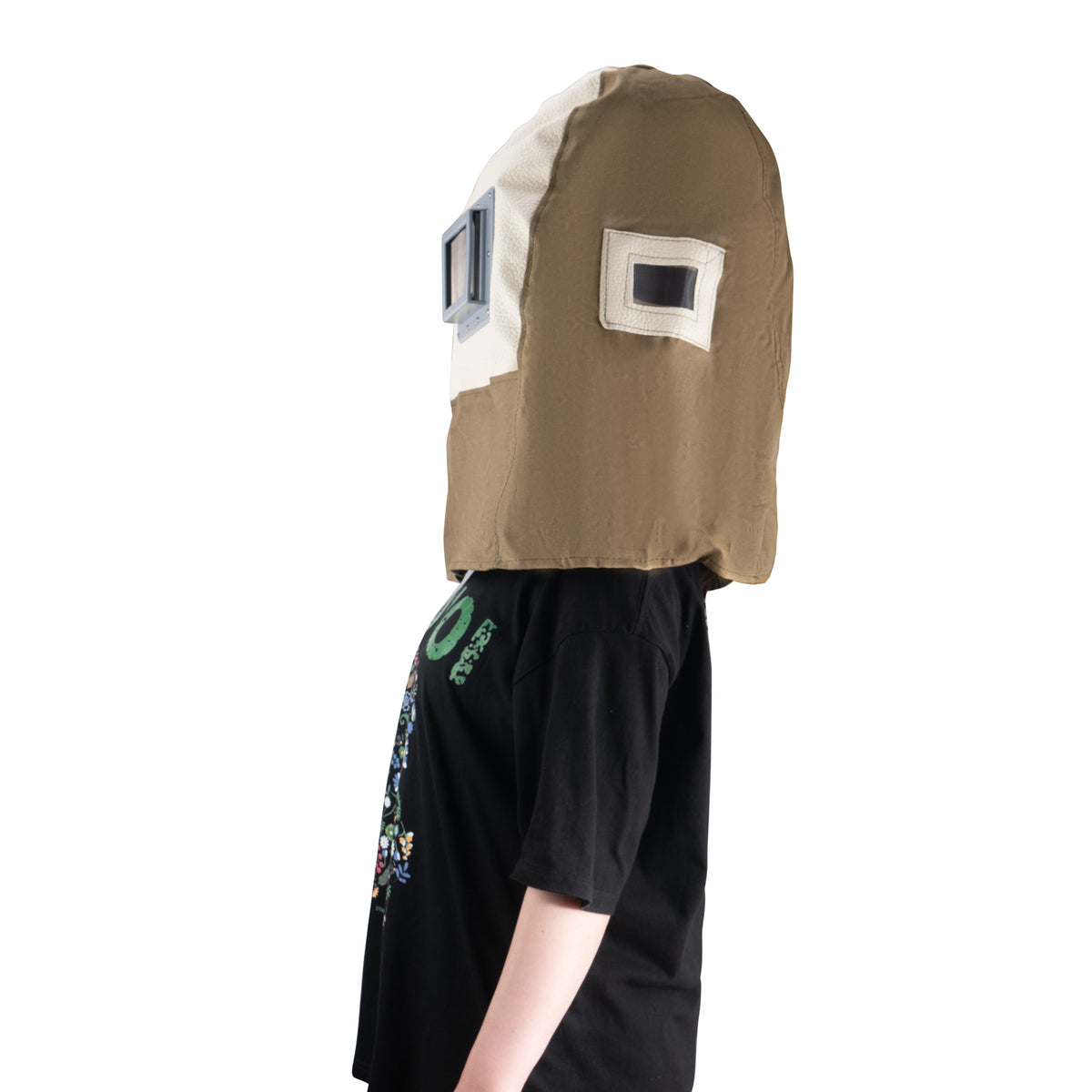 SwitZer Sand Blasting Hood Green and White
