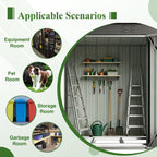 BIRCHTREE Garden Shed Metal Pent Roof