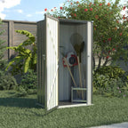 BIRCHTREE Garden Shed Metal Pent Roof