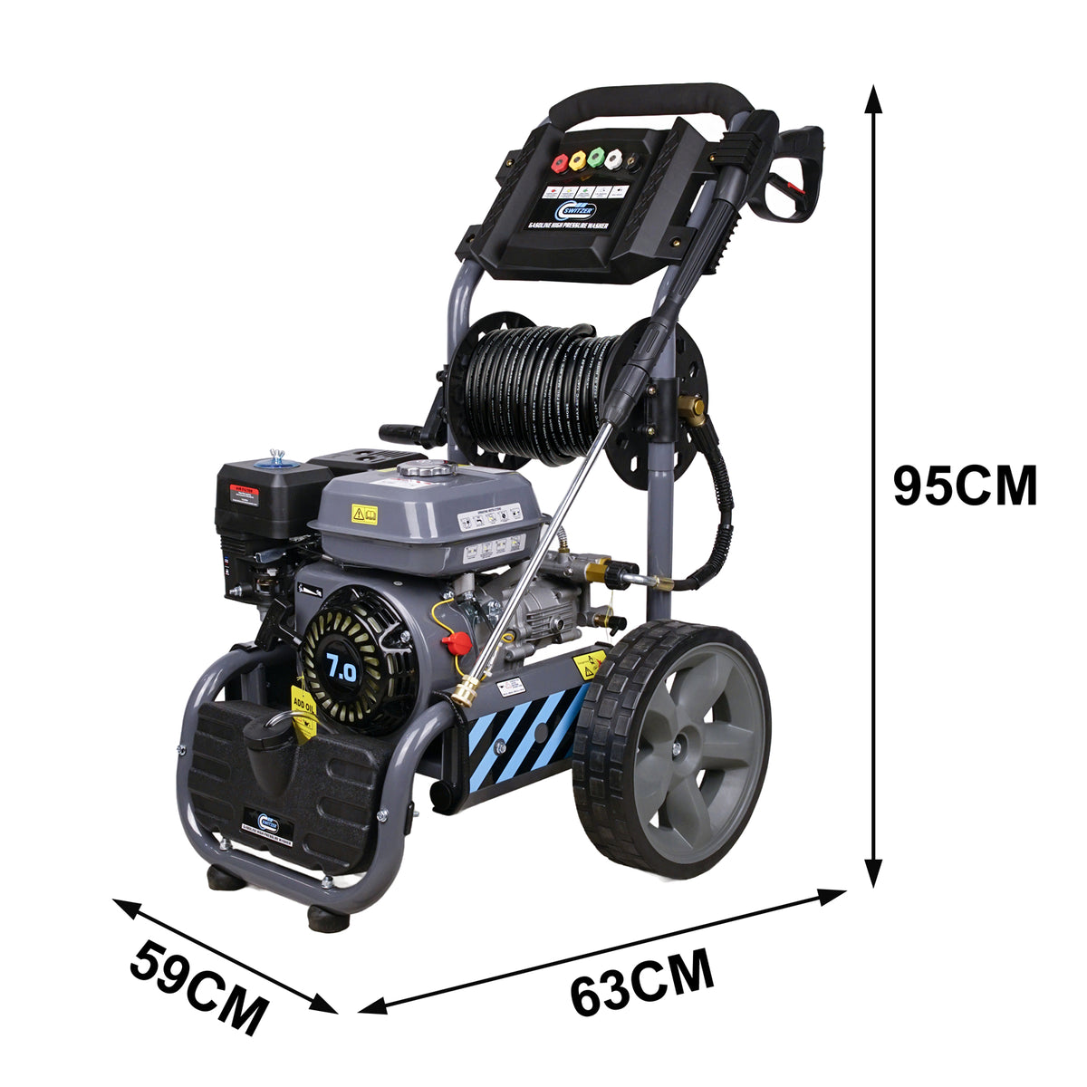 SwitZer 7HP Petrol Pressure Washer 2200PSI PPW02
