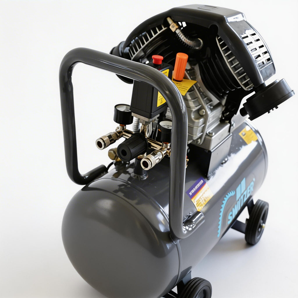 SwitZer Air Compressor 3HP Twin 50L SZ-AC-006 Grey