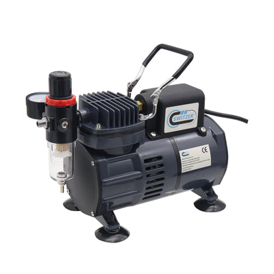 Switzer 1/5 HP Airbrush Compressor With Dual Fans