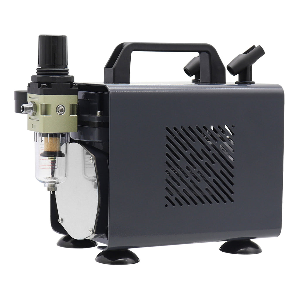 Switzer 1/5 HP Airbrush Compressor Metal Box Design