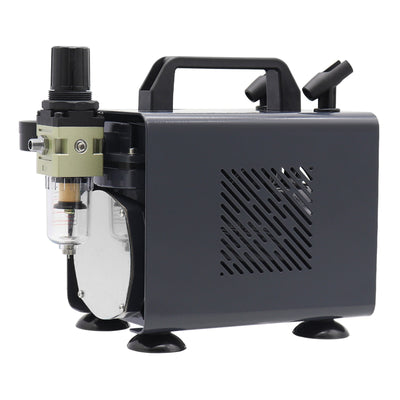 Switzer 1/5 HP Airbrush Compressor Metal Box Design
