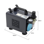 Switzer 1/5 HP Airbrush Compressor Metal Box Design