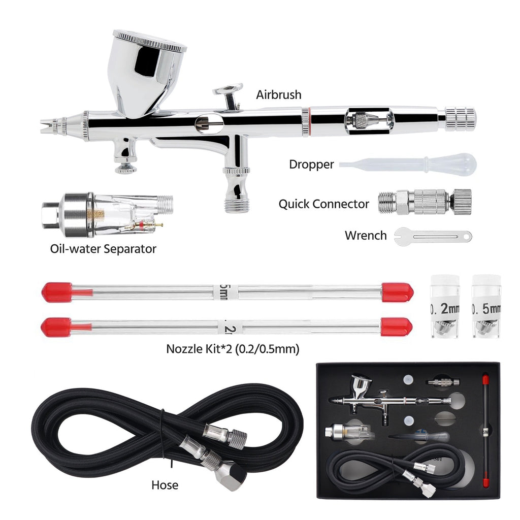 Switzer Dual Action Airbrush Kit With Filter 02