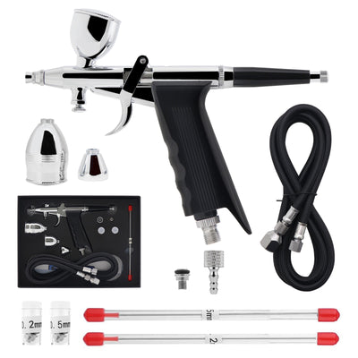 Switzer Pistol Grip Dual Action Airbrush Kit 03