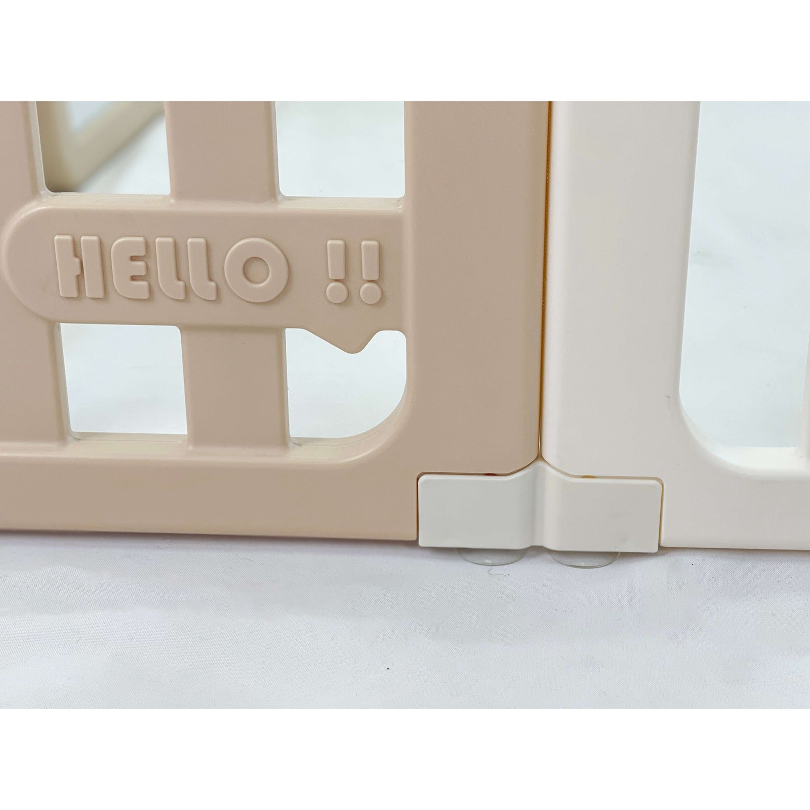 GALACTICA Baby Playpen Playhouse Khaki and White