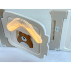GALACTICA Baby Playpen Playhouse Khaki and White