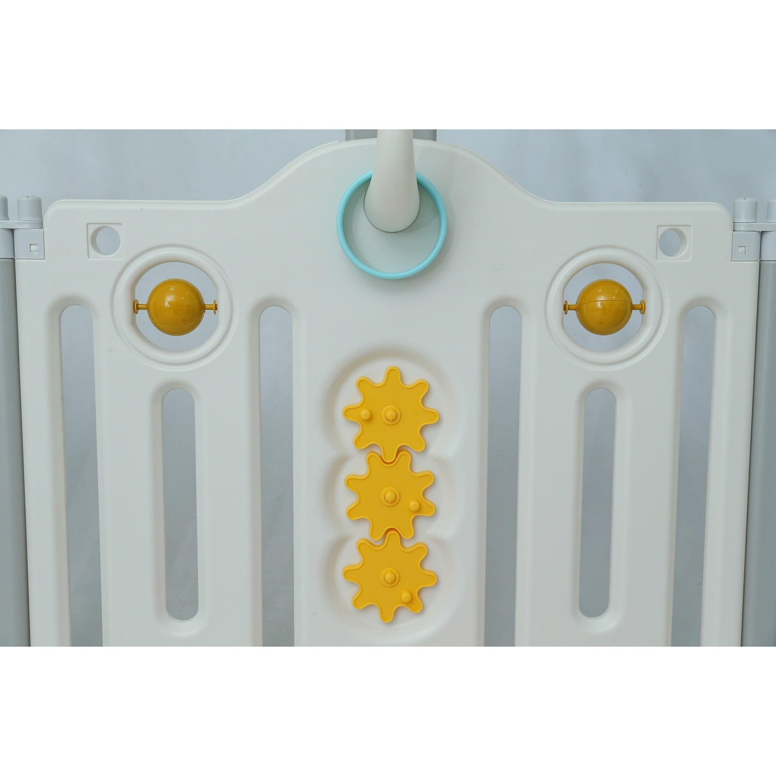 GALACTICA Foldable Baby Plaype Grey and White