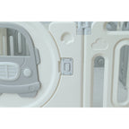 GALACTICA Foldable Baby Plaype Grey and White