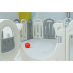 GALACTICA Foldable Baby Plaype Grey and White