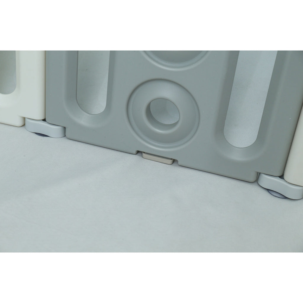 GALACTICA Foldable Baby Plaype Grey and White