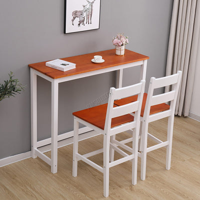 WestWood Bar Table 2 X Stools Dining Chair Set