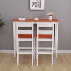 WestWood Bar Table 2 X Stools Dining Chair Set