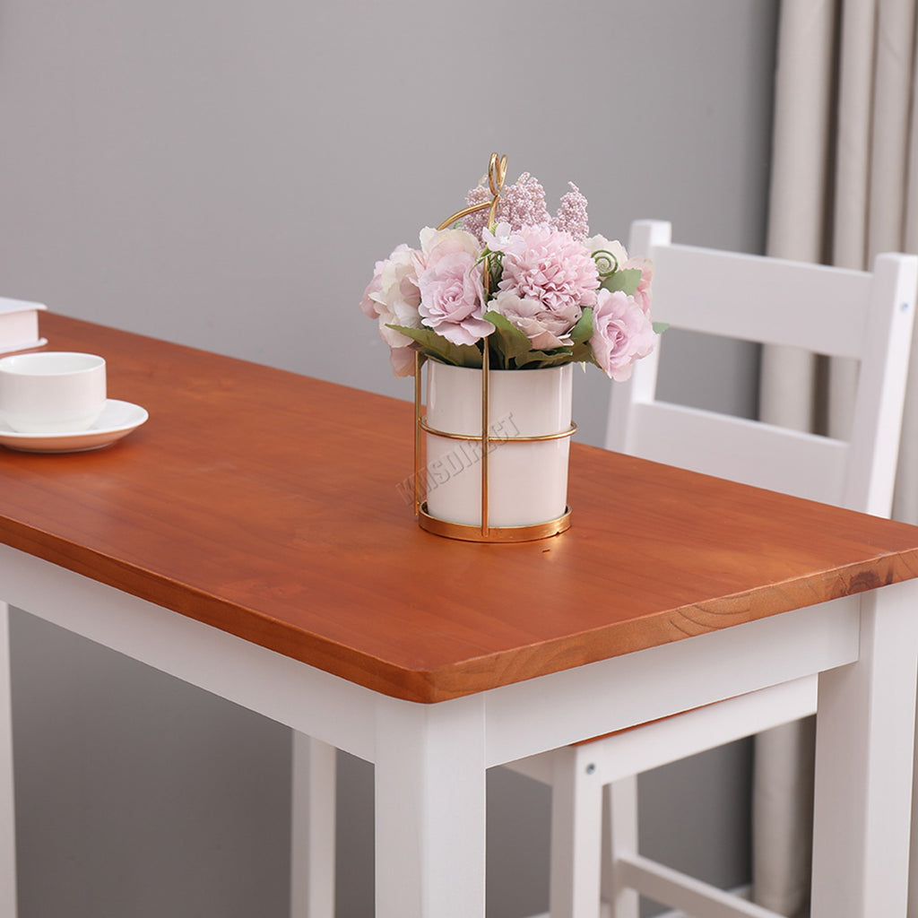 WestWood Bar Table 2 X Stools Dining Chair Set