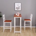WestWood Bar Table 2 X Stools Dining Chair Set