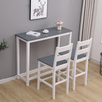 WestWood Bar Table 2 X Stools Dining Chair Set