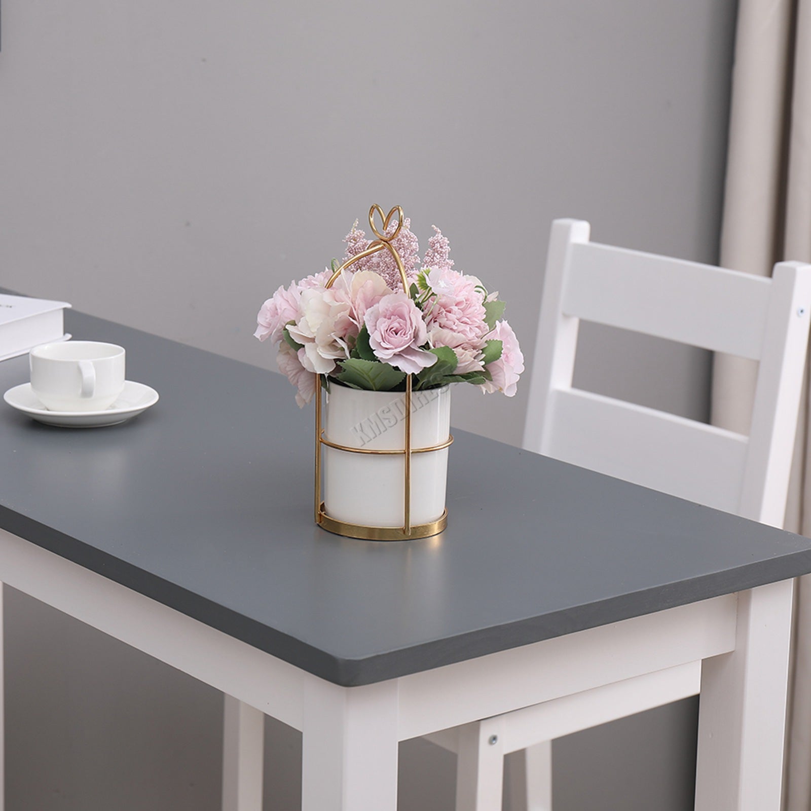 WestWood Bar Table 2 X Stools Dining Chair Set