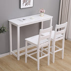 WestWood Bar Table 2 X Stools Dining Chair Set