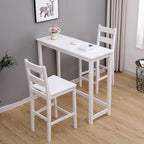 WestWood Bar Table 2 X Stools Dining Chair Set