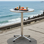 WestWood Bar Table Foldable Silver