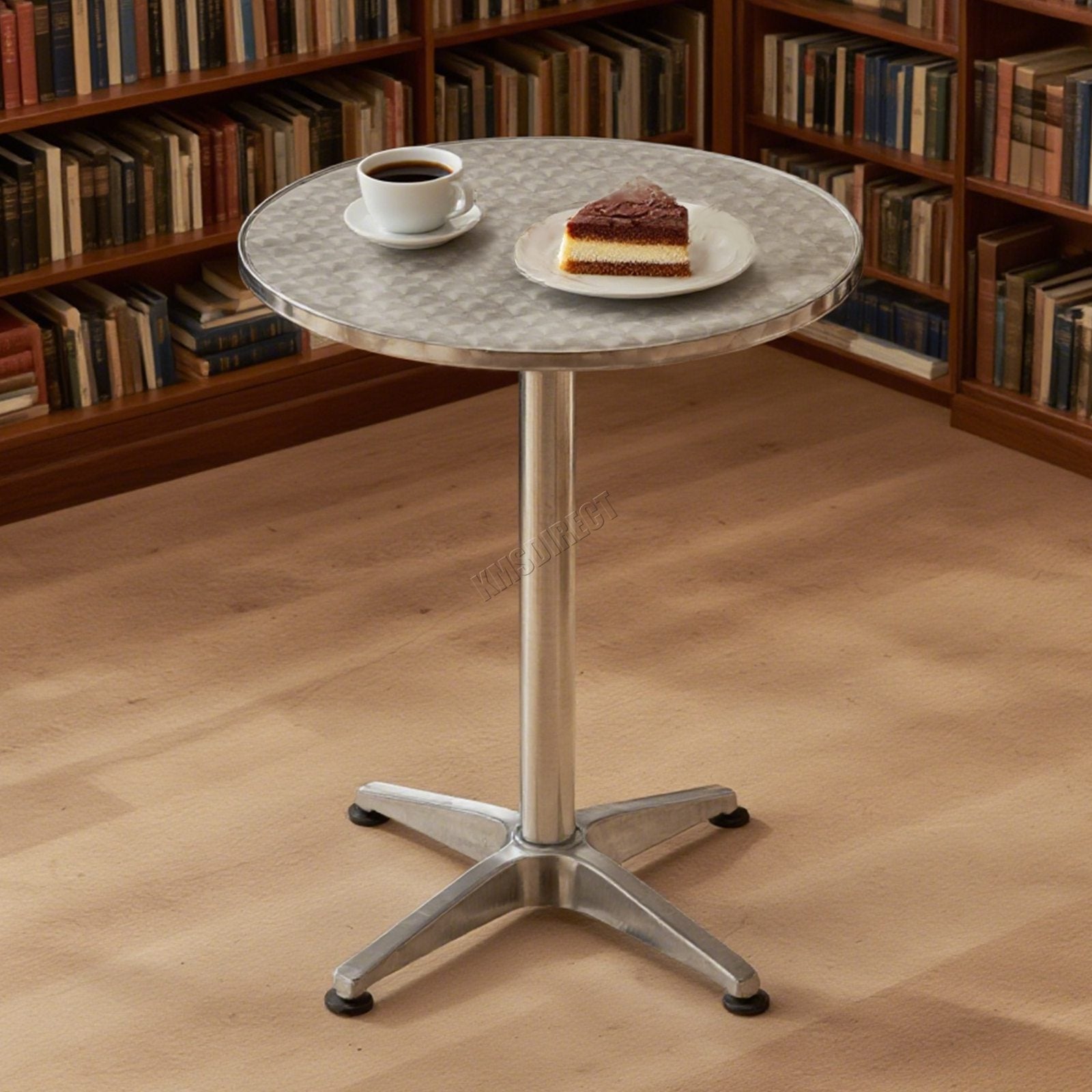 WestWood Bar Table Foldable Silver