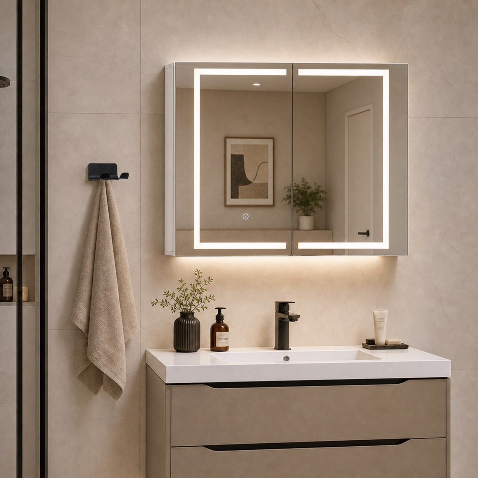 WestWood Bathroom Mirror Cabinet BC11