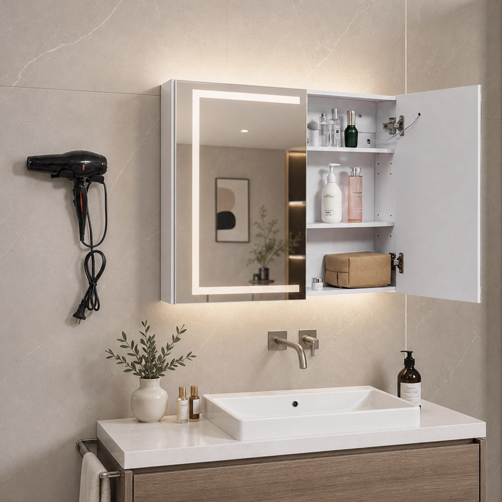 WestWood Bathroom Mirror Cabinet BC11