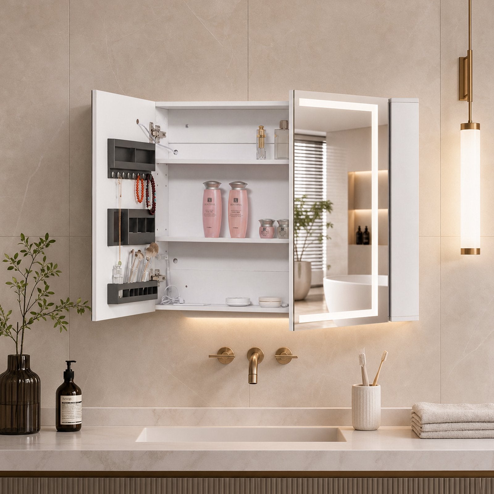 WestWood Bathroom Mirror Cabinet BC11