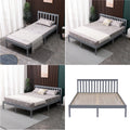 WestWood Single Double King Bed Solid Pine Frame Bedroom Furniture Low Foot End