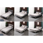 WestWood Single Double King Bed Solid Pine Frame Bedroom Furniture Low Foot End