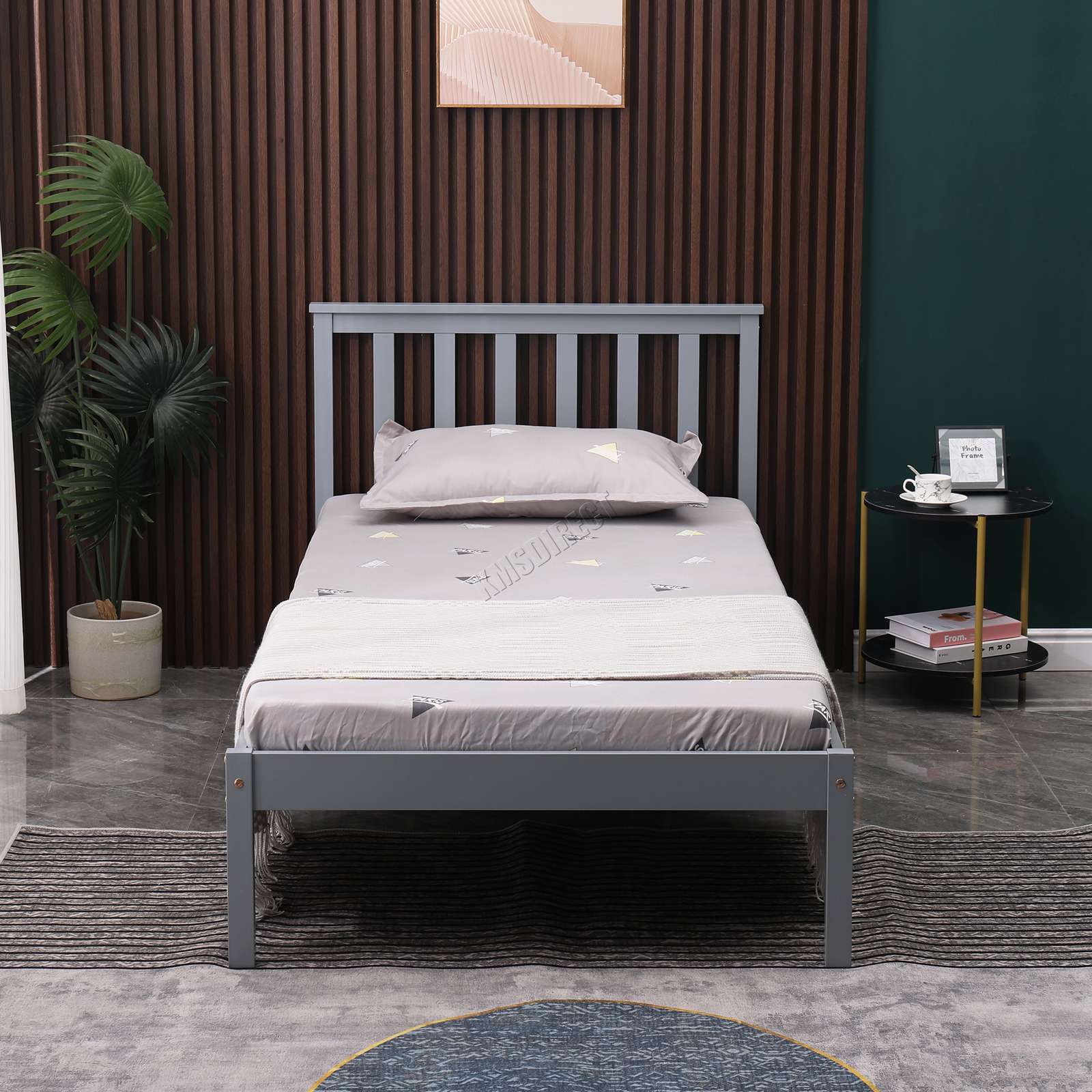 WestWood Single Double King Bed Solid Pine Frame Bedroom Furniture Low Foot End