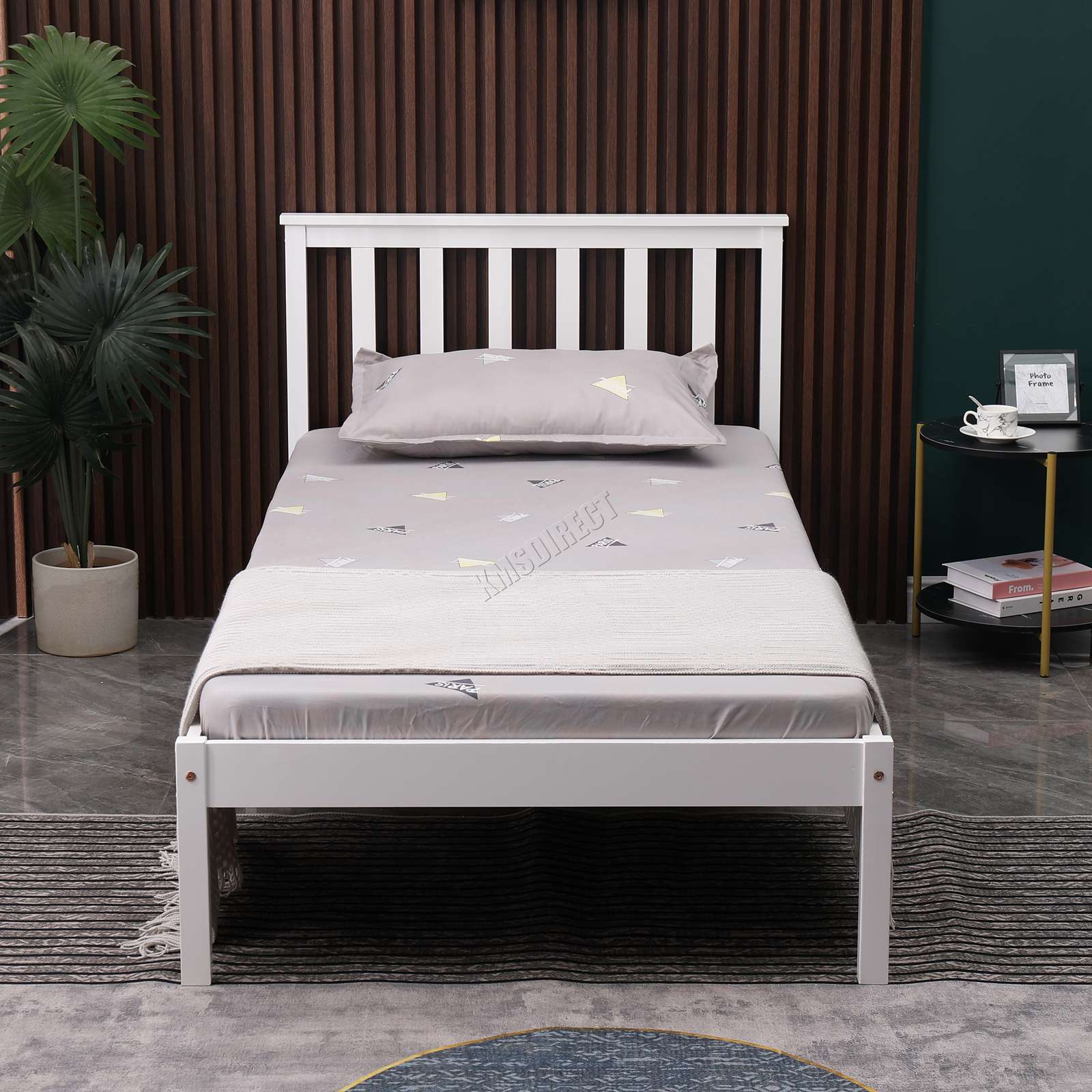 WestWood Single Double King Bed Solid Pine Frame Bedroom Furniture Low Foot End