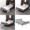 WestWood Single Double King Wood Bed Solid Pine Frame Footboard