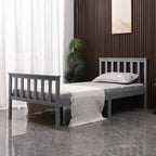 WestWood Single Double King Wood Bed Solid Pine Frame Footboard