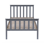 WestWood Single Double King Wood Bed Solid Pine Frame Footboard
