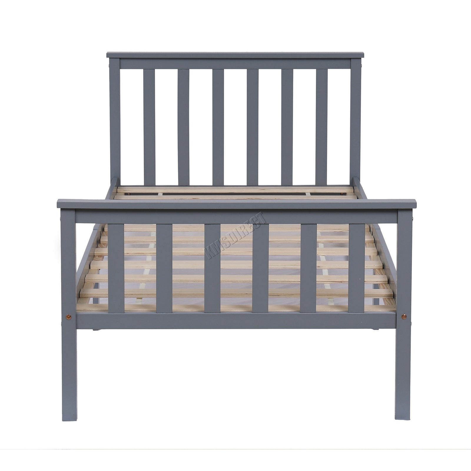 WestWood Single Double King Wood Bed Solid Pine Frame Footboard