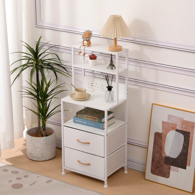 WestWood Wood Bedside Table White WW-WBT01