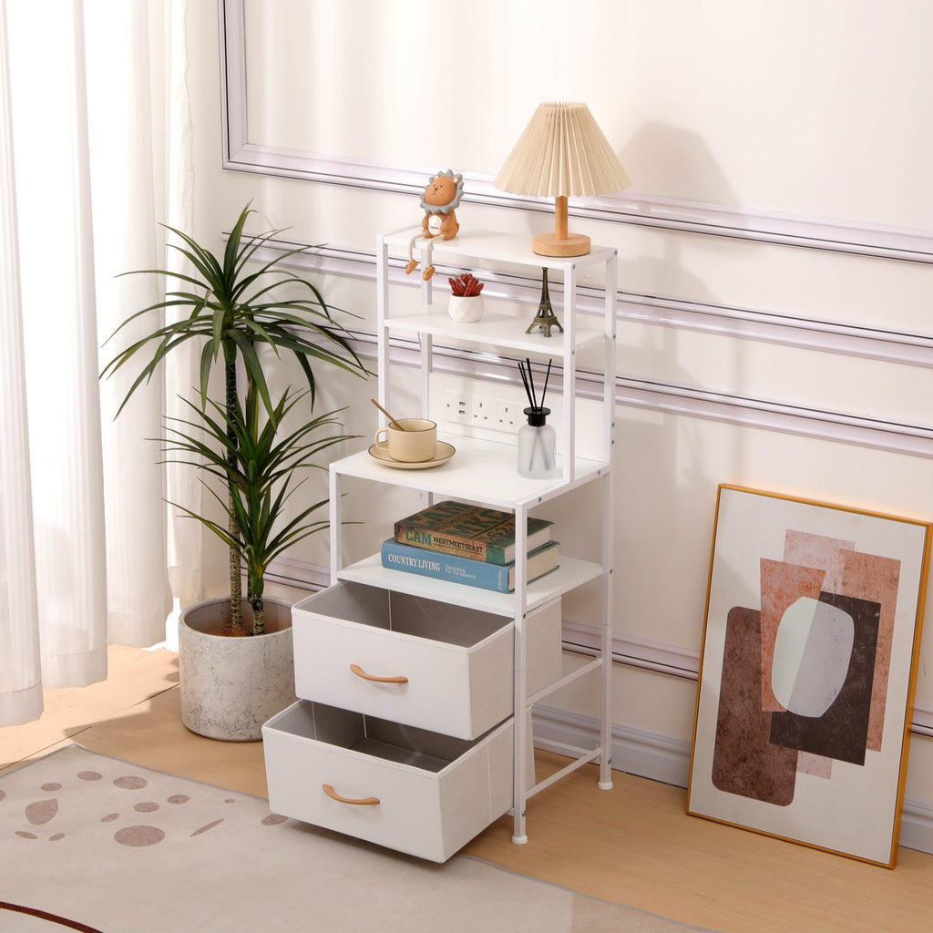 WestWood Wood Bedside Table White WW-WBT01