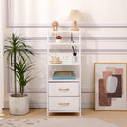 WestWood Wood Bedside Table White WW-WBT01