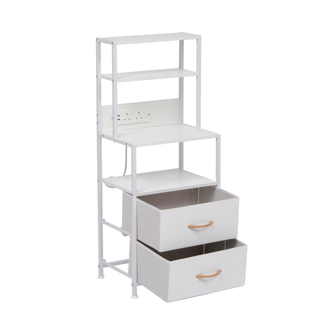 WestWood Wood Bedside Table White WW-WBT01