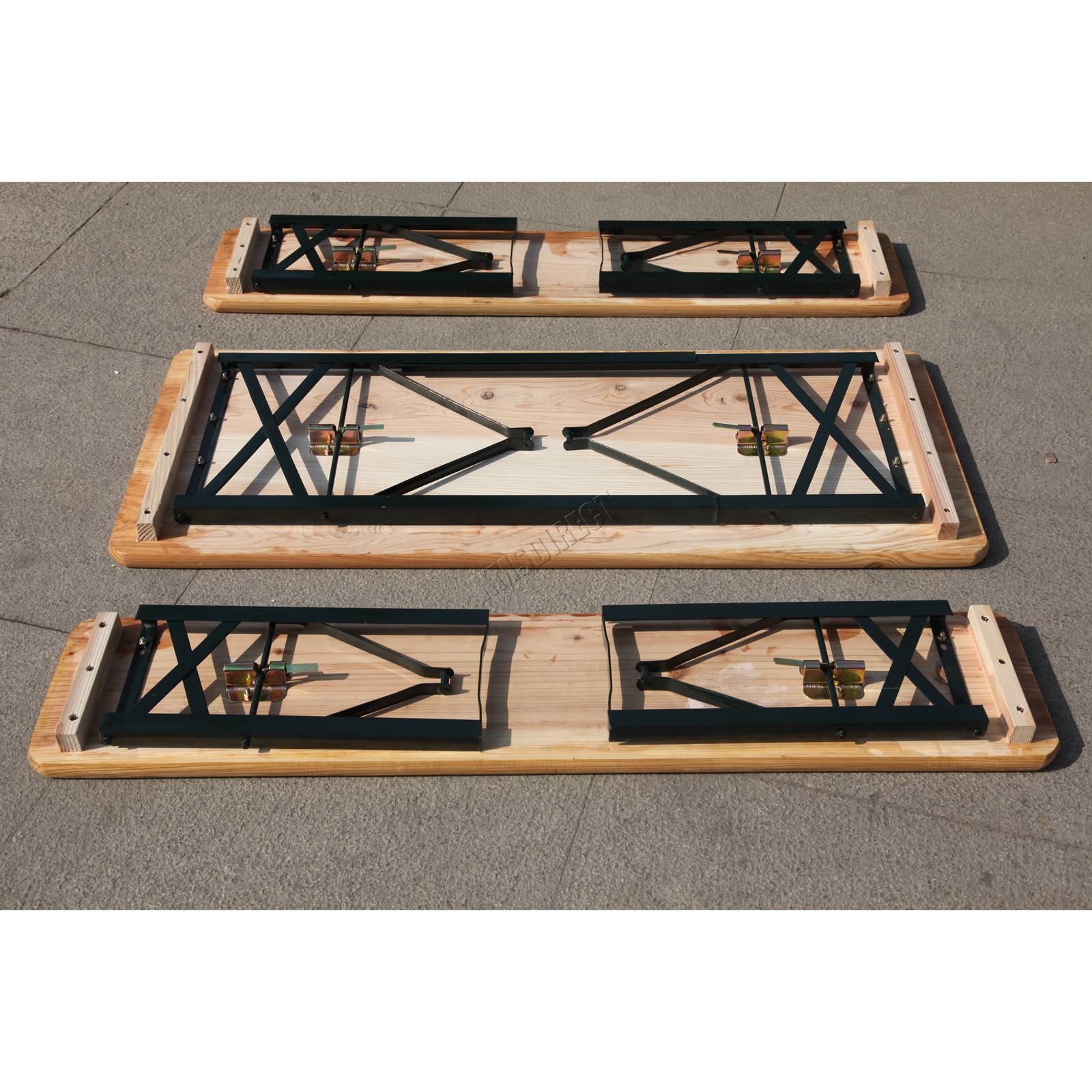 Birchtree Folding Beer Table Set 117cm