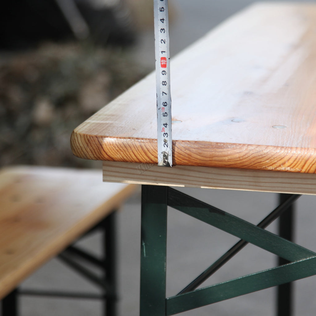 Birchtree Folding Beer Table Set 117cm