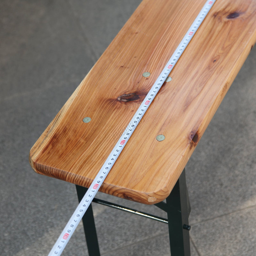 BIRCHTREE 3PCS Folding Beer Table Set 220cm Natural