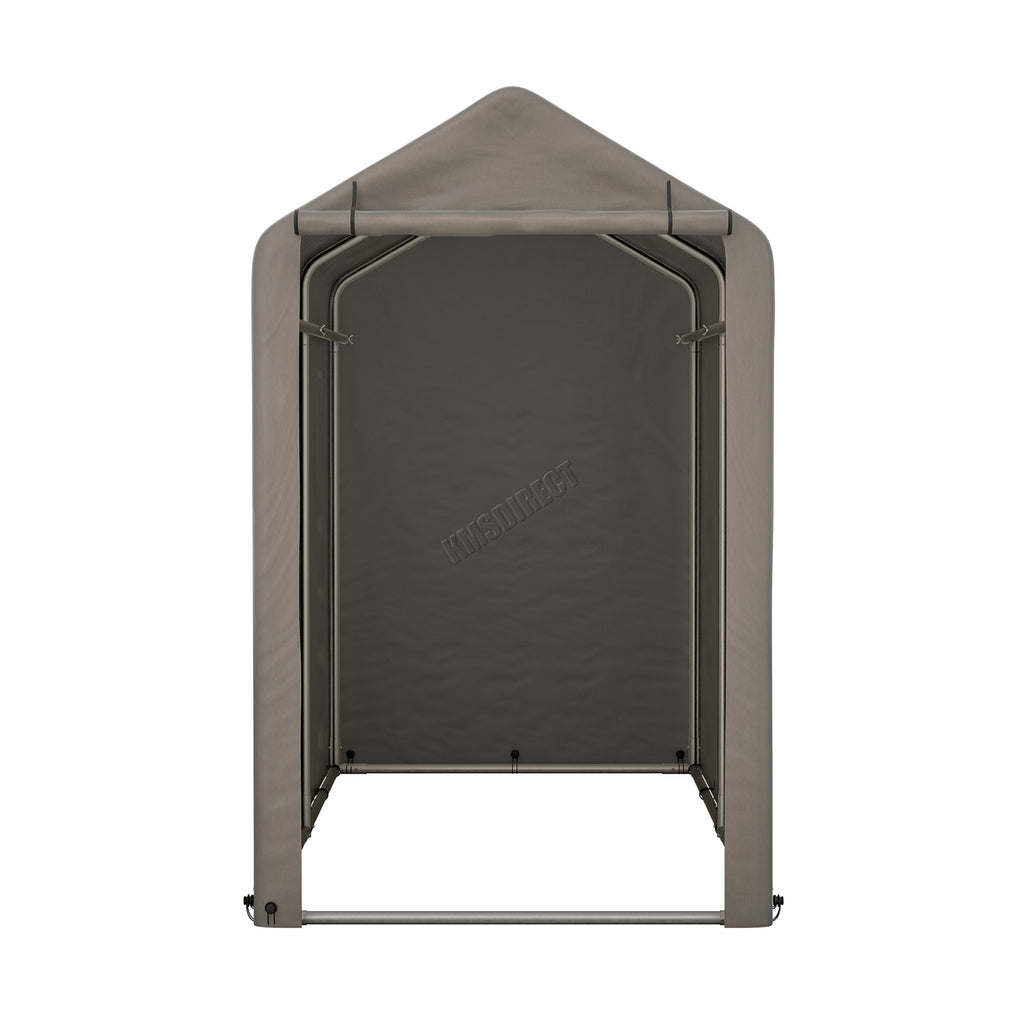 BIRCHTREE Bike Storage Tent PE Cover Waterproof Grey