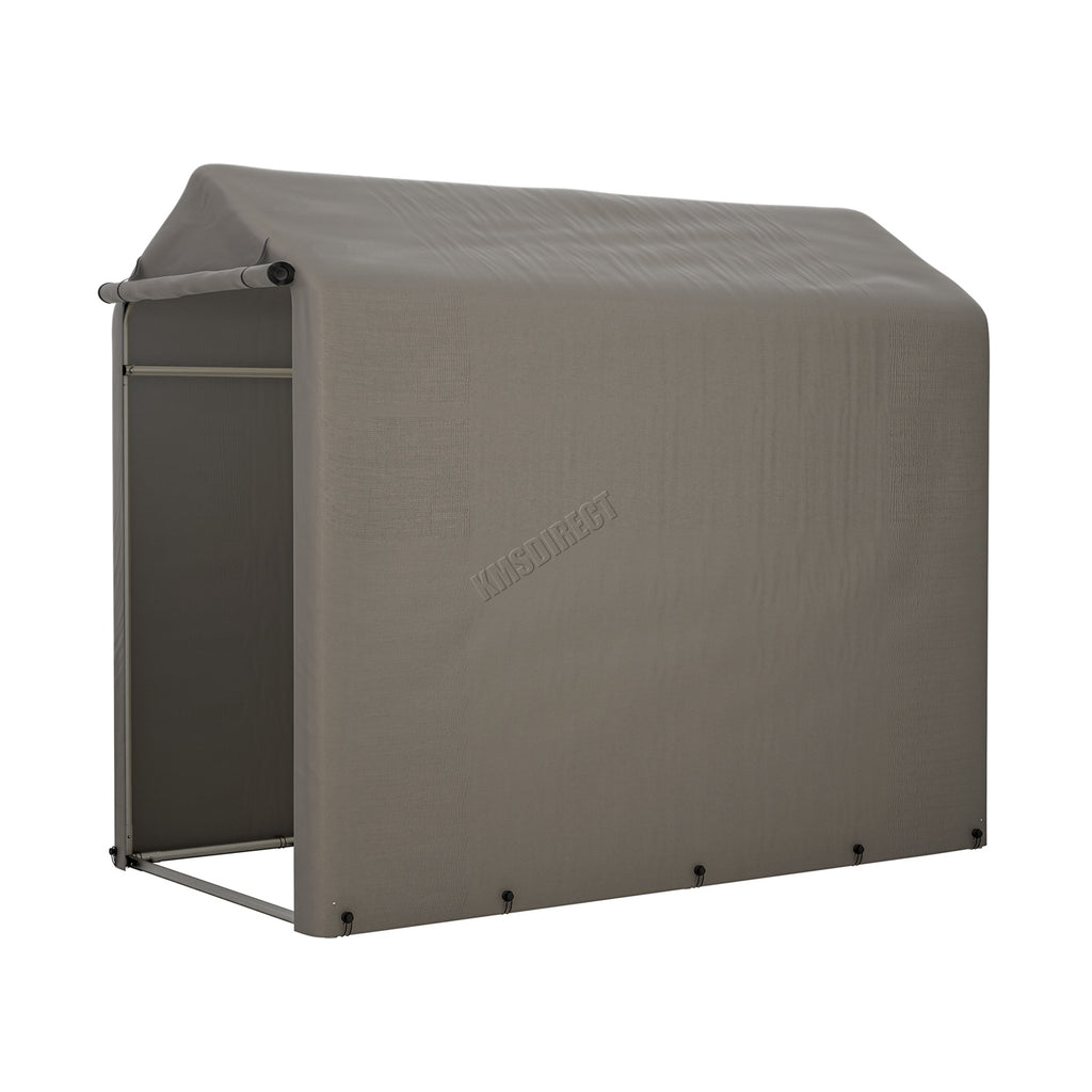BIRCHTREE Bike Storage Tent PE Cover Waterproof Grey