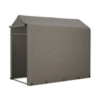 BIRCHTREE Bike Storage Tent PE Cover Waterproof Grey