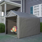 BIRCHTREE Bike Storage Tent PE Cover Waterproof Grey