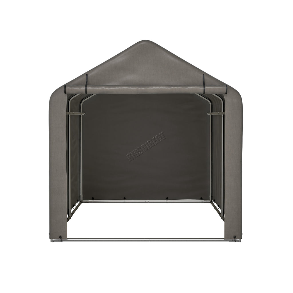 BIRCHTREE Bike Storage Tent PE Cover Waterproof Grey